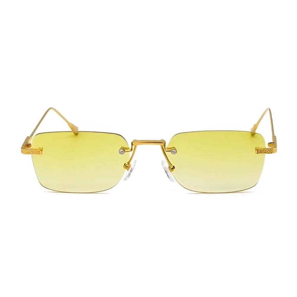 Hip Hop Sunglasses Square 80's 90's Shades Rap Music Festival Streetwear Men New
